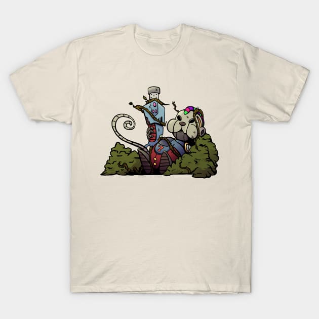 Robo Monkey T-Shirt by Dylan